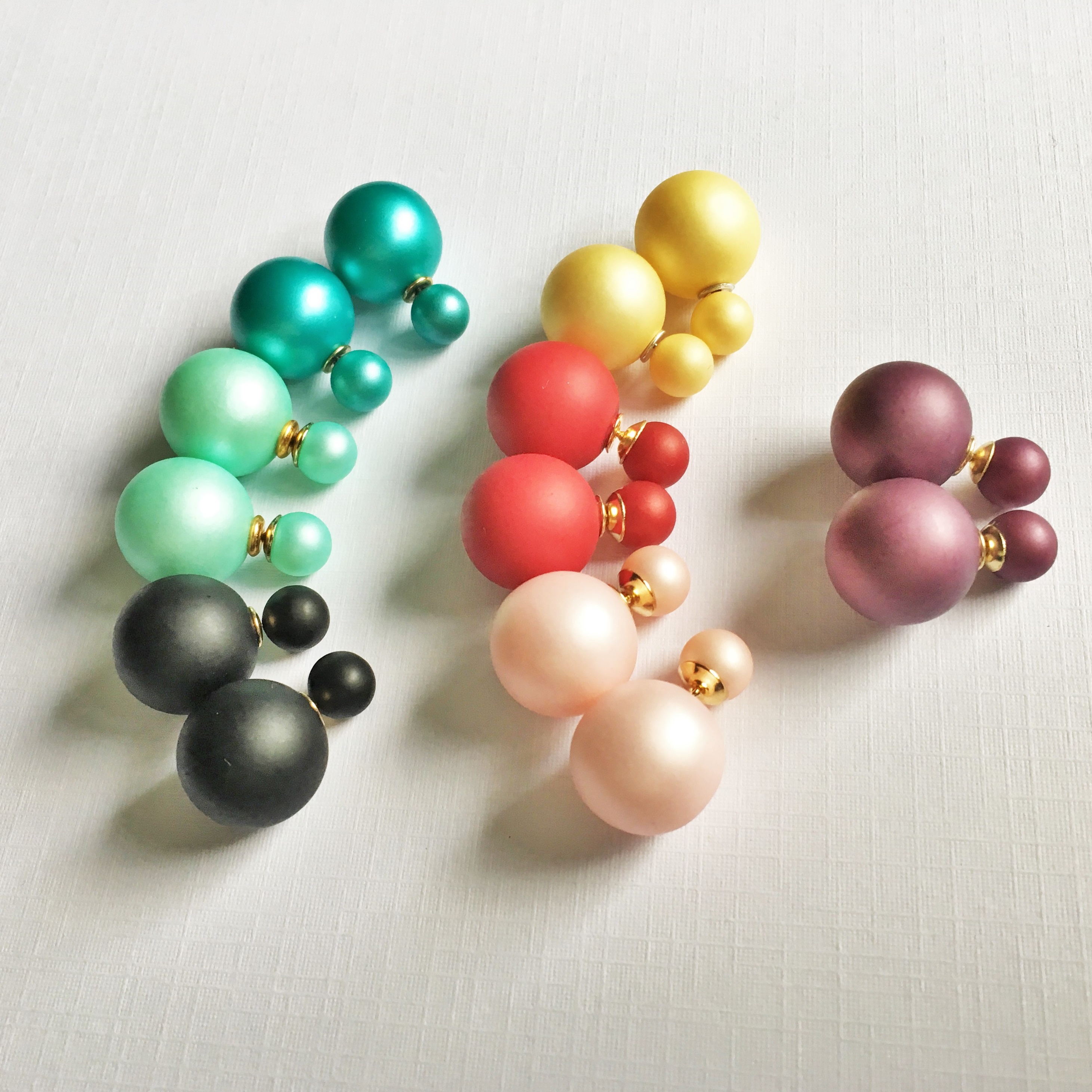 double-dots-oorbellen-candy-matte-kleuren
