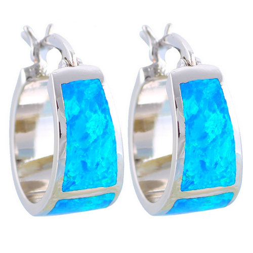 opaal-oorbellen-blauw-vuur-silver-plated-hoepel
