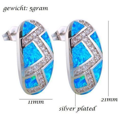 opaal-oorbellen-blauwe-vuur-vintage-patroon-met-zirkonia-silver-plated