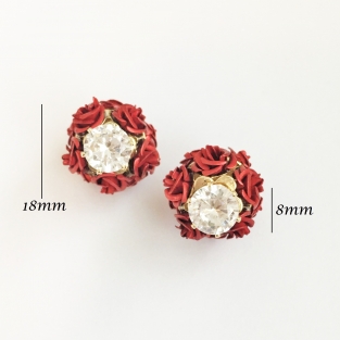 double-dots-oorbellen-rozen-met-kristal