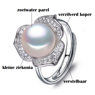 natuurlijke-zoetwater-parel-ring-bloem-met-zirkonia-silver-plated-verstelbaar
